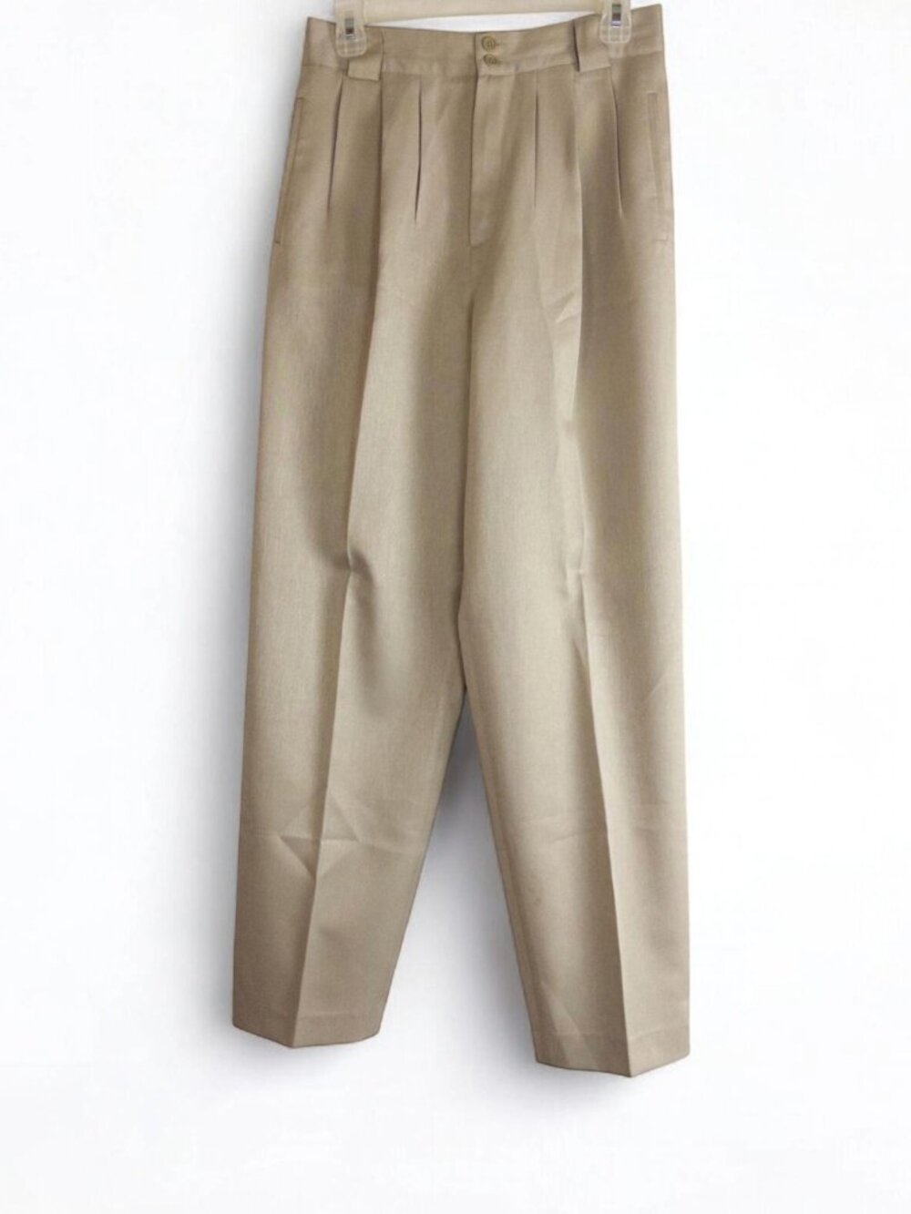 Giorgio Sant Angelo Vintage Tan Solid Pants Womens Small